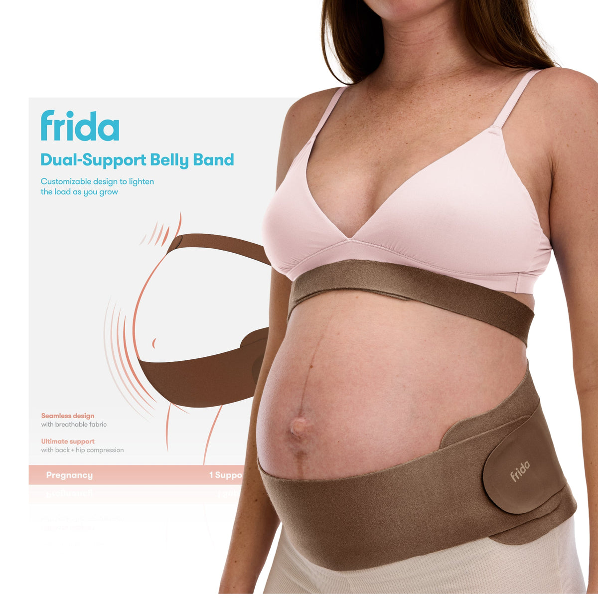 Dual Support Pregnancy Belly Band D9